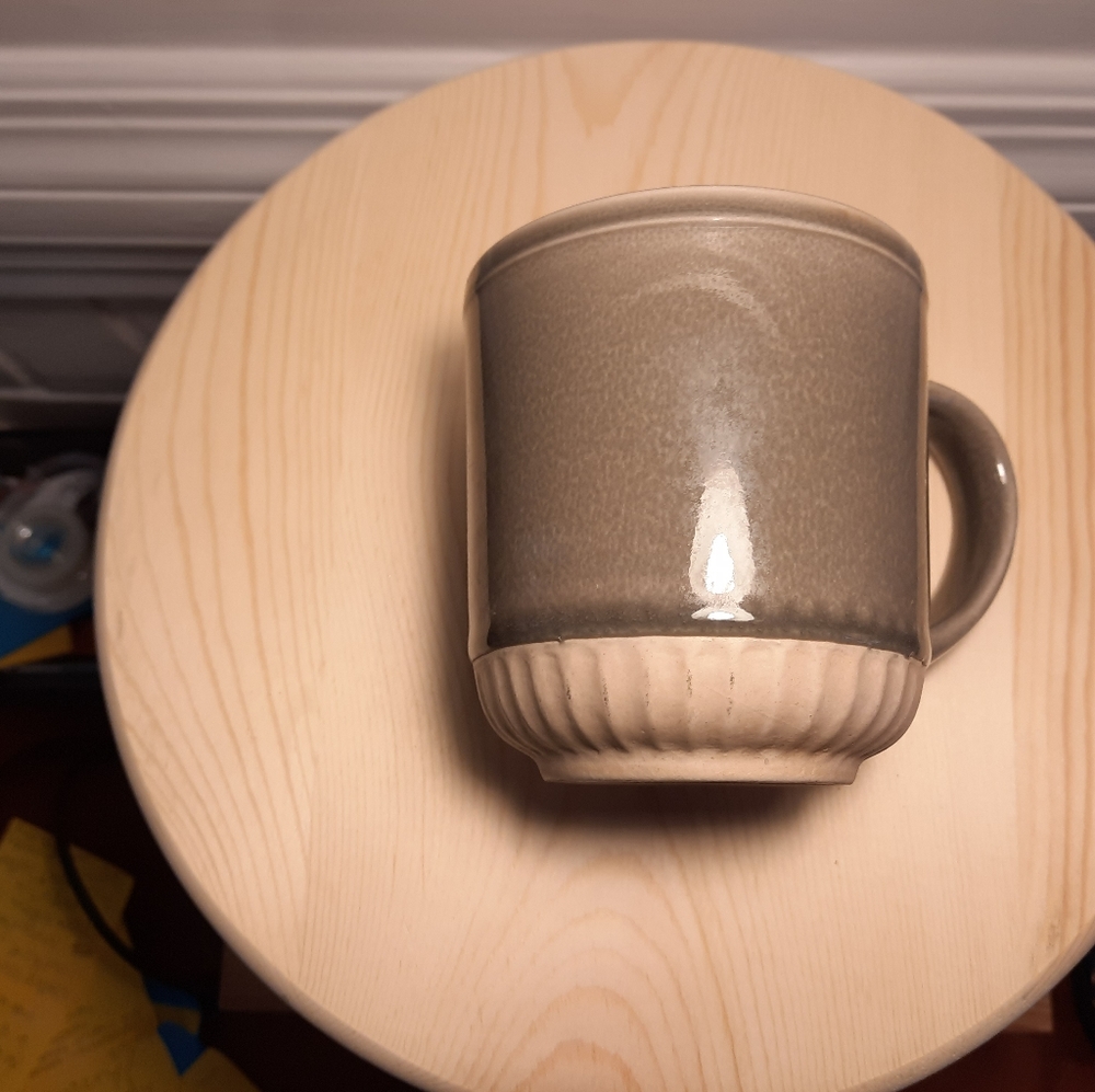 Ceramic Mug - Grey & Natural (Unbranded)